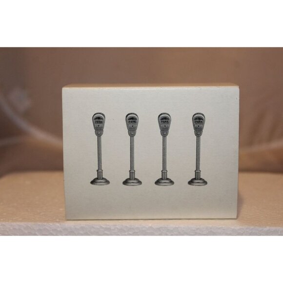 Dept 56 Snow Village - Parking Meters Snow Village - Picture 1 of 3